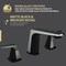 Anzzi 2-Handle 3-Hole Widespread Bathroom Faucet, Matte Black Brushed Nickel L-AZ905MB-BN - alternate 2